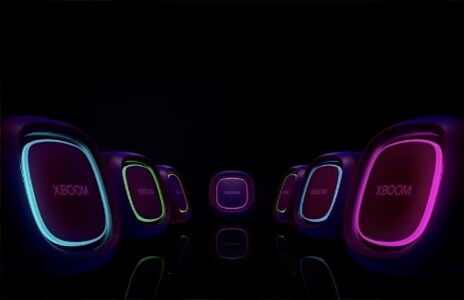 Image of XBOOM Go to show multi-color lighting